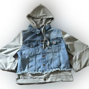 Risen Denim‎ Hoodie Jacket size Large